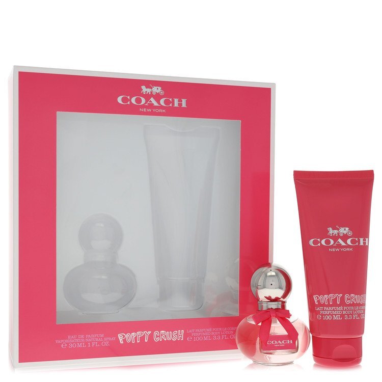 Coach Poppy Crush Gift Set -- 1 oz EDP Spray + 3.3 oz Bod...