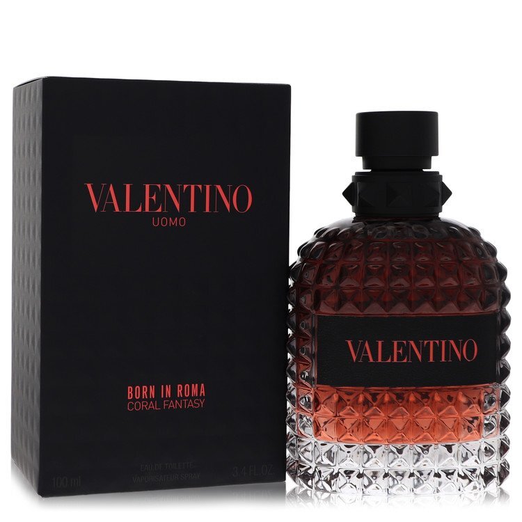 Valentino Uomo Born in Roma Coral Fantasy Eau De Toilette Spray 3.4 oz for Men