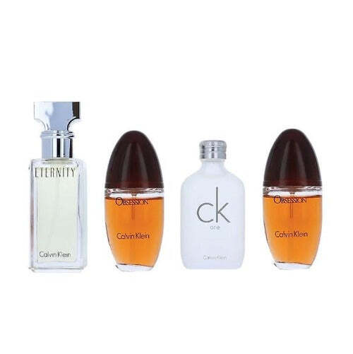 Calvin Klein 4 Piece Mini Fragrance Gift Set for Women