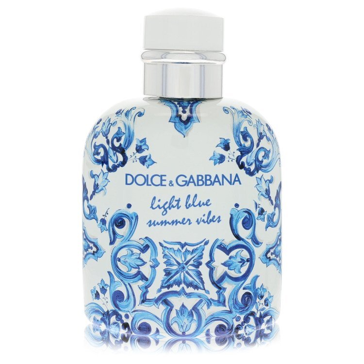 Light Blue Summer Vibes Dolce And Gabbana Eau De Toilette Tester 4.2 Oz For Men