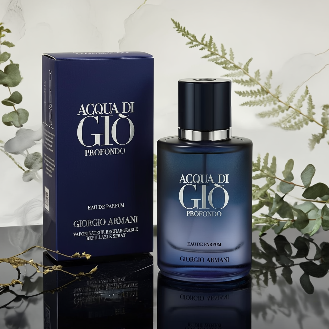 Giorgio Armani Men’s Fragrance Collection – Refined Strength & Timeless Confidence | Sold by The 9th Source