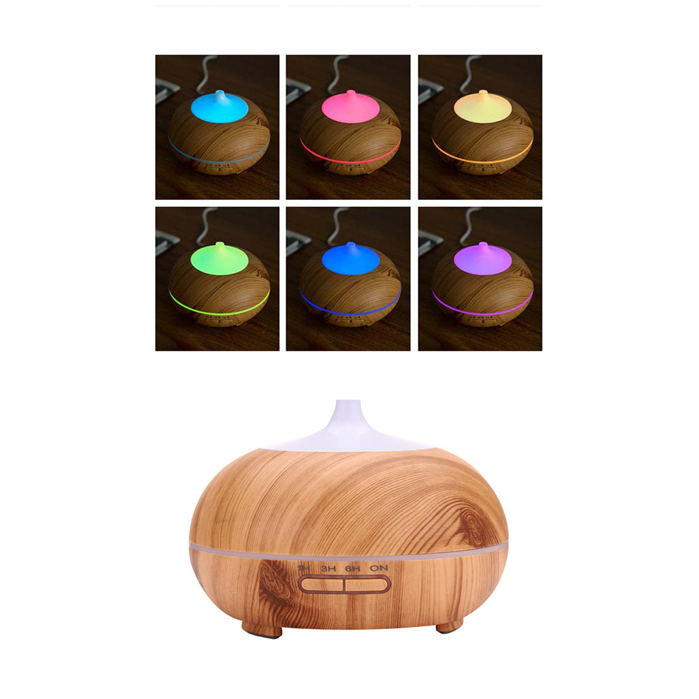 Oil Diffuser 300ML Light Wood Grain Air humidifier UK P...