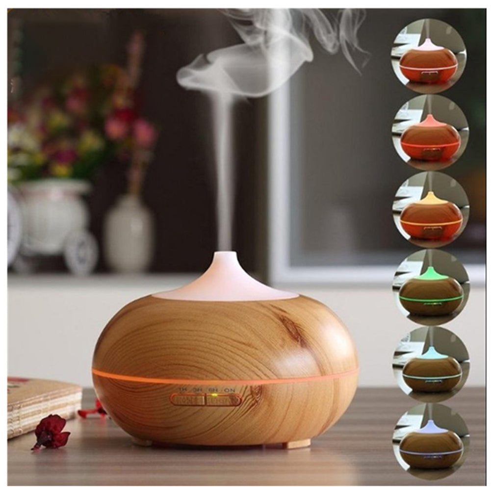 Oil Diffuser 300ML Light Wood Grain Air humidifier UK P...