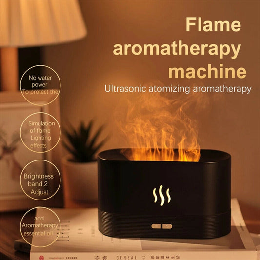 Oil Diffuser Usb Flame Night Light Air Humidifier Aroma...