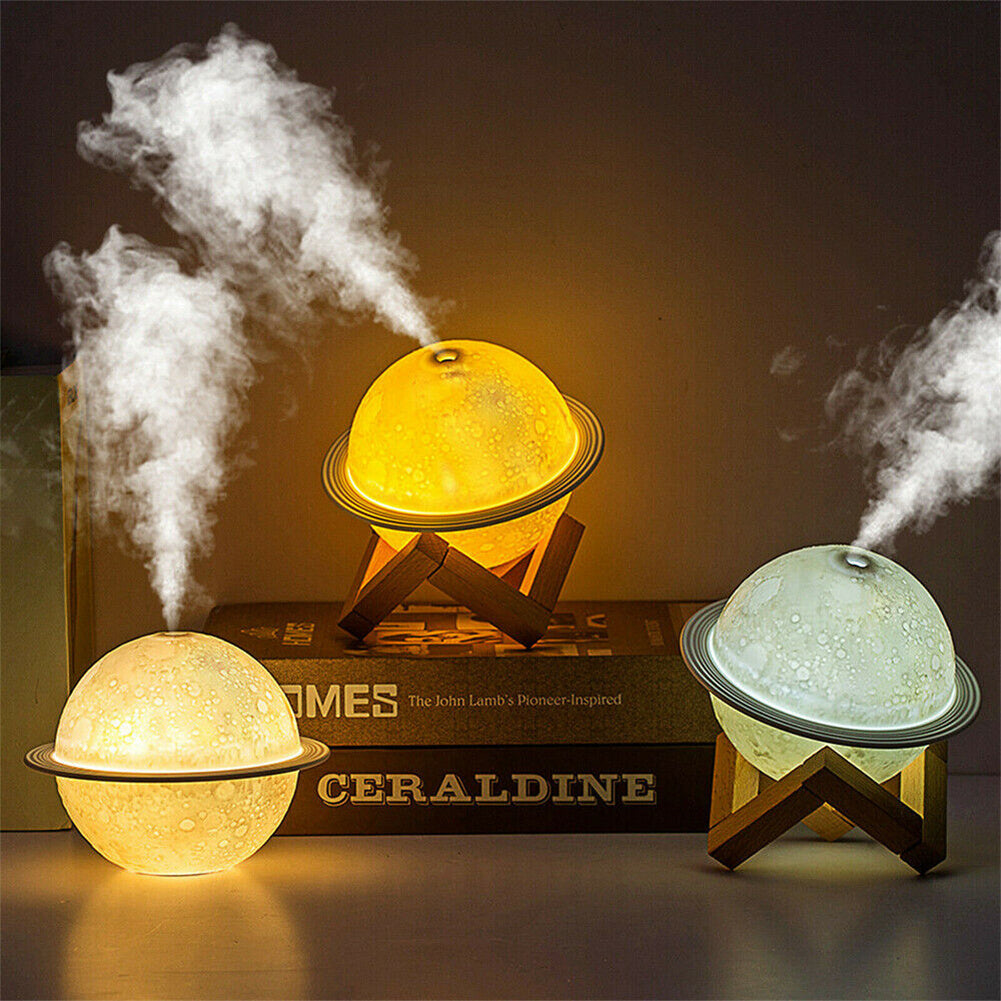 Oil Diffuser Moon-shaped Mini Humidifier Air Ultrasonic...