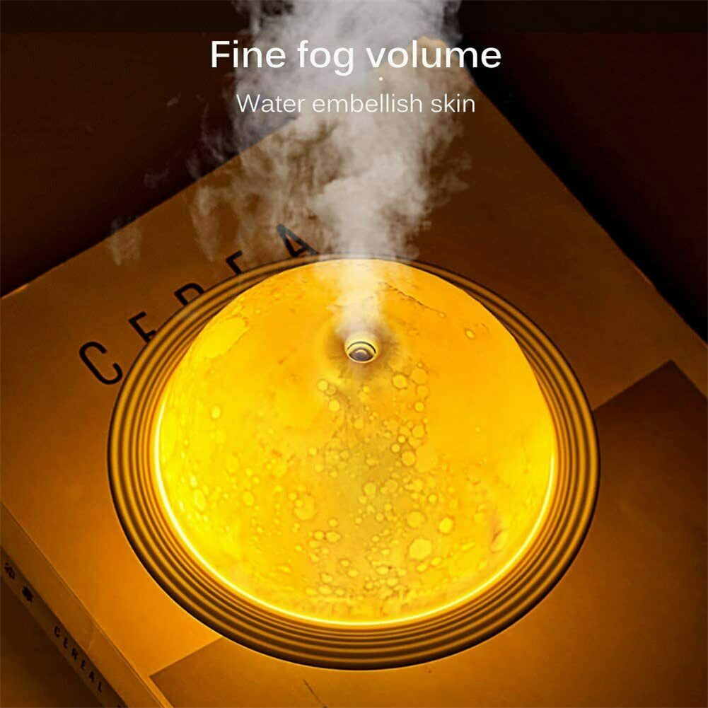 Oil Diffuser Moon-shaped Mini Humidifier Air Ultrasonic...
