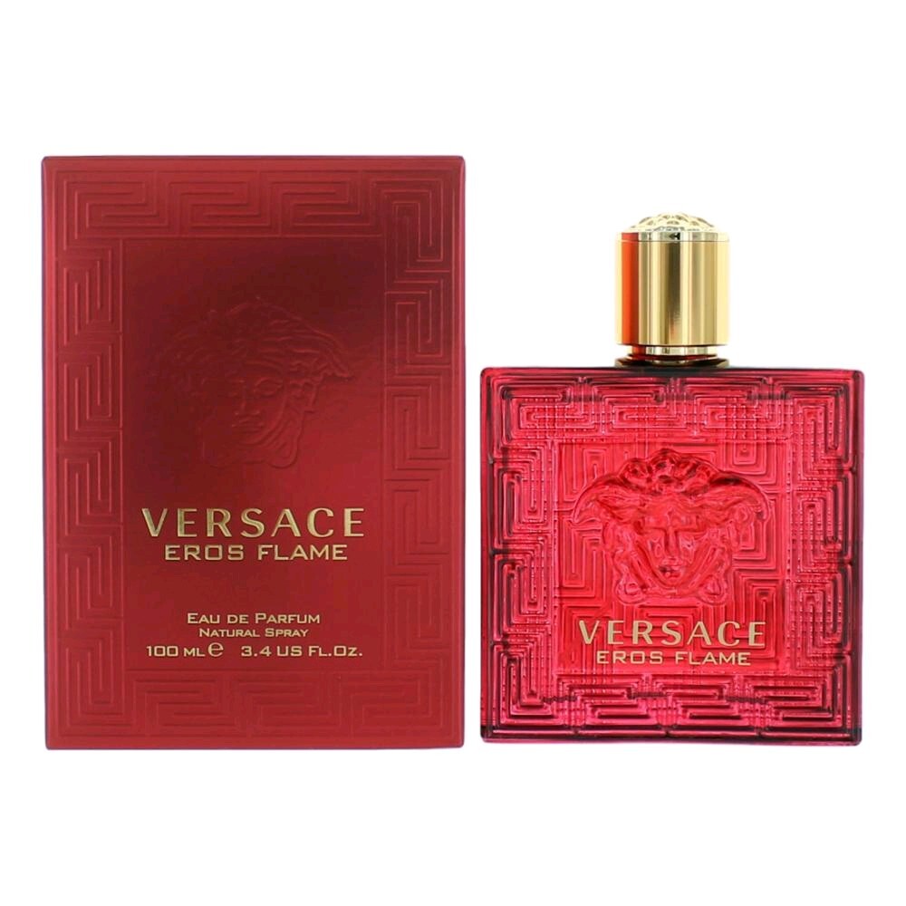Versace Eros Flame , 3.4 oz EDP Spray for Men 3.4oz - Men...