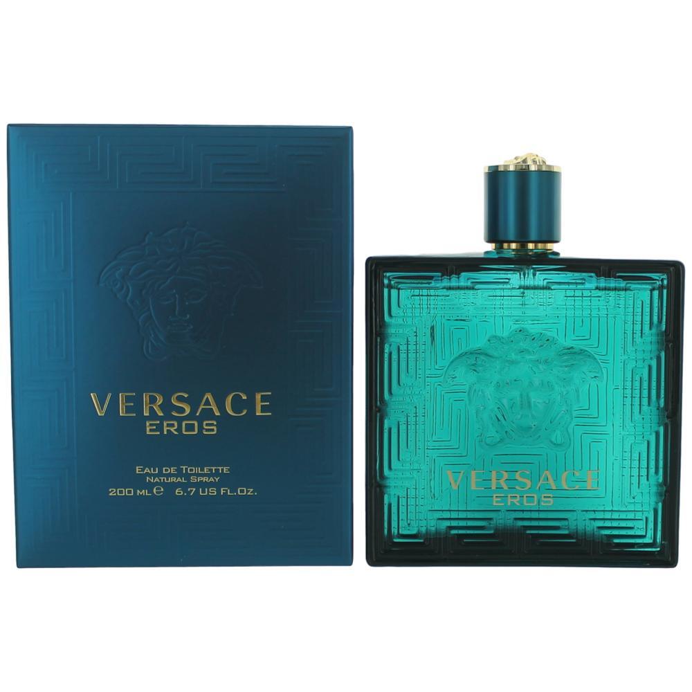 Versace Eros , 6.7 oz EDT Spray for Men 6.7oz - Men's Col...