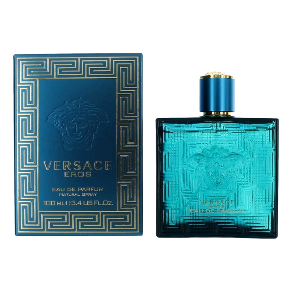 Versace Eros , 3.4 oz EDP Spray for Men 3.4oz - Men's Col...