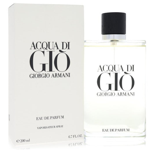 Acqua Di Gio by Giorgio Armani Eau De Parfum Refillable Spray 6.7 oz (Men)