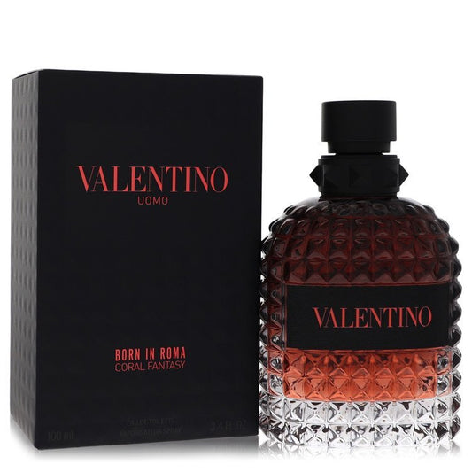 Valentino Uomo Born in Roma Coral Fantasy Eau De Toilette Spray 3.4 oz for Men