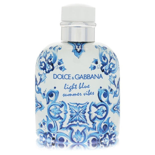 Light Blue Summer Vibes Dolce And Gabbana Eau De Toilette Tester 4.2 Oz For Men