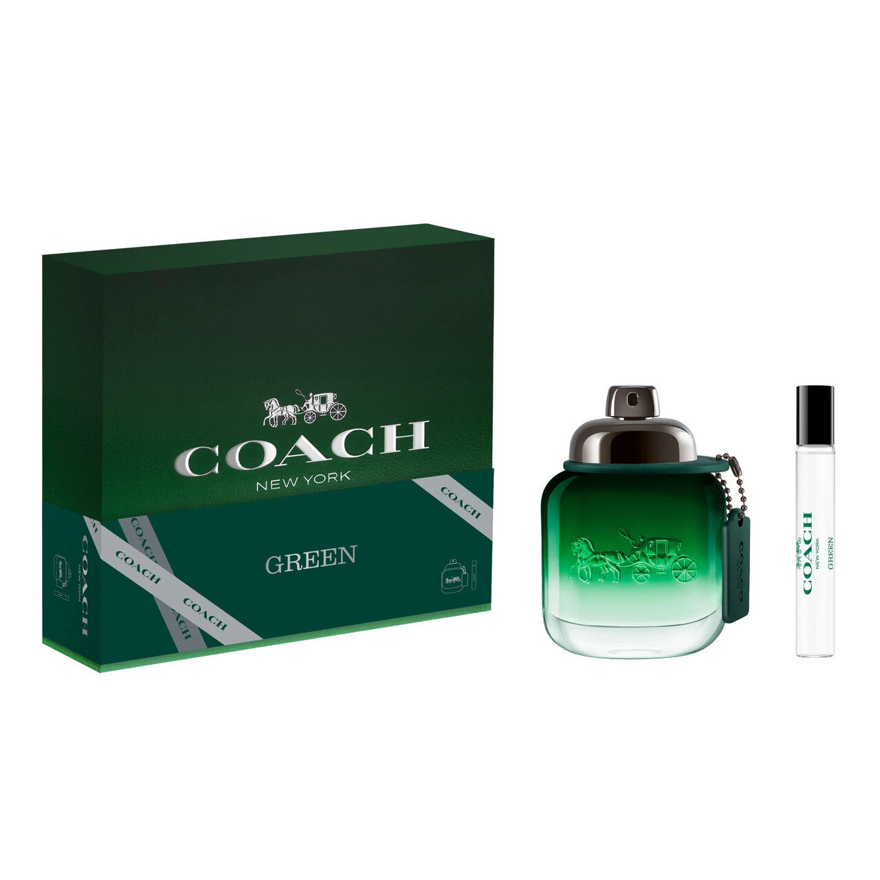 Coach COACH GREEN 2 PCS SET FOR MEN: 2 OZ ...