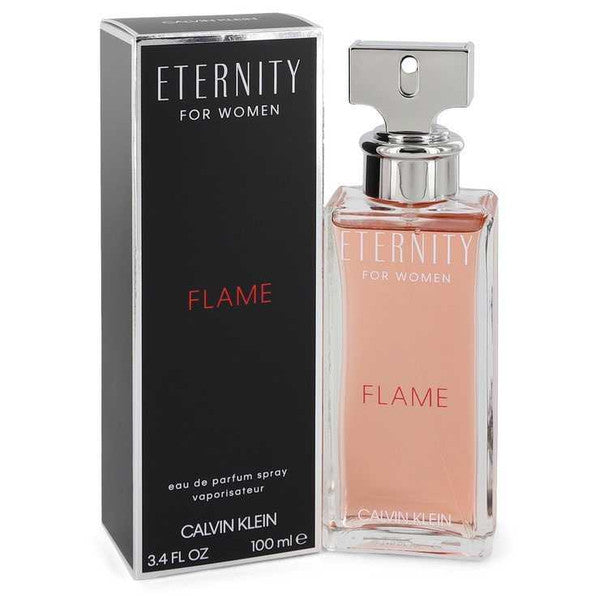 Eternity Flame by Calvin Klein Eau De Parfum Spray (unboxed) 3.4 oz (Women)
