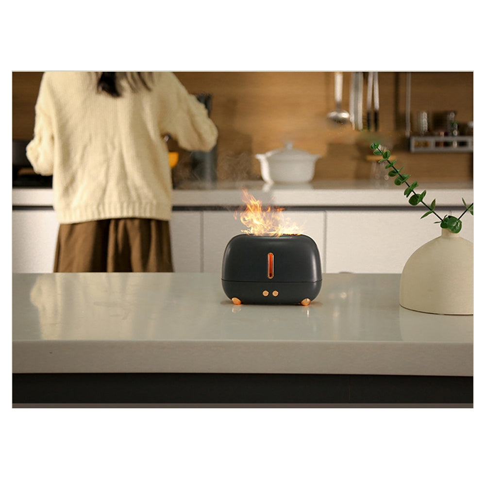 Oil Diffuser Flame Aroma Diffuser, Flame Humidifier wit...