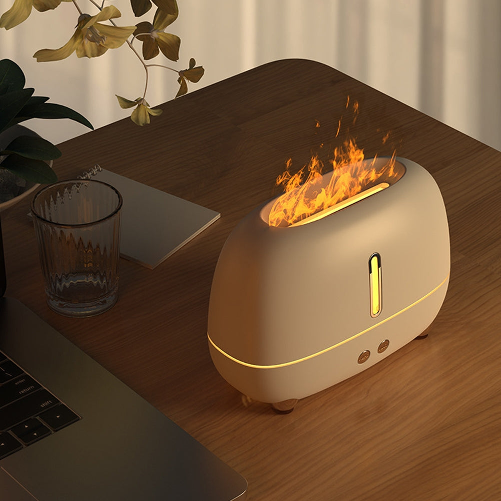 Oil Diffuser Flame Aroma Diffuser, Flame Humidifier wit...