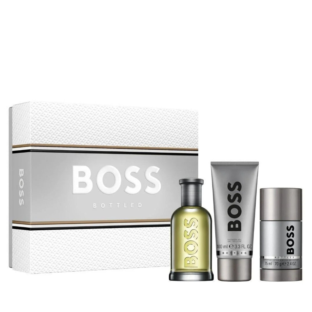 Hugo boss bottled 3 pcs set for men: 3.3 E...