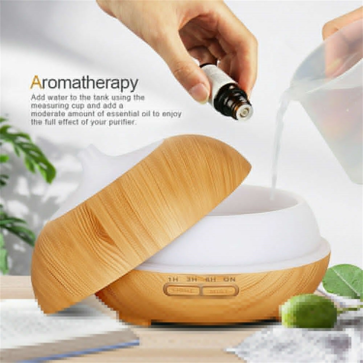 Oil Diffuser 3-in-1 550ml Ultrasonic Led Essential Oil ...