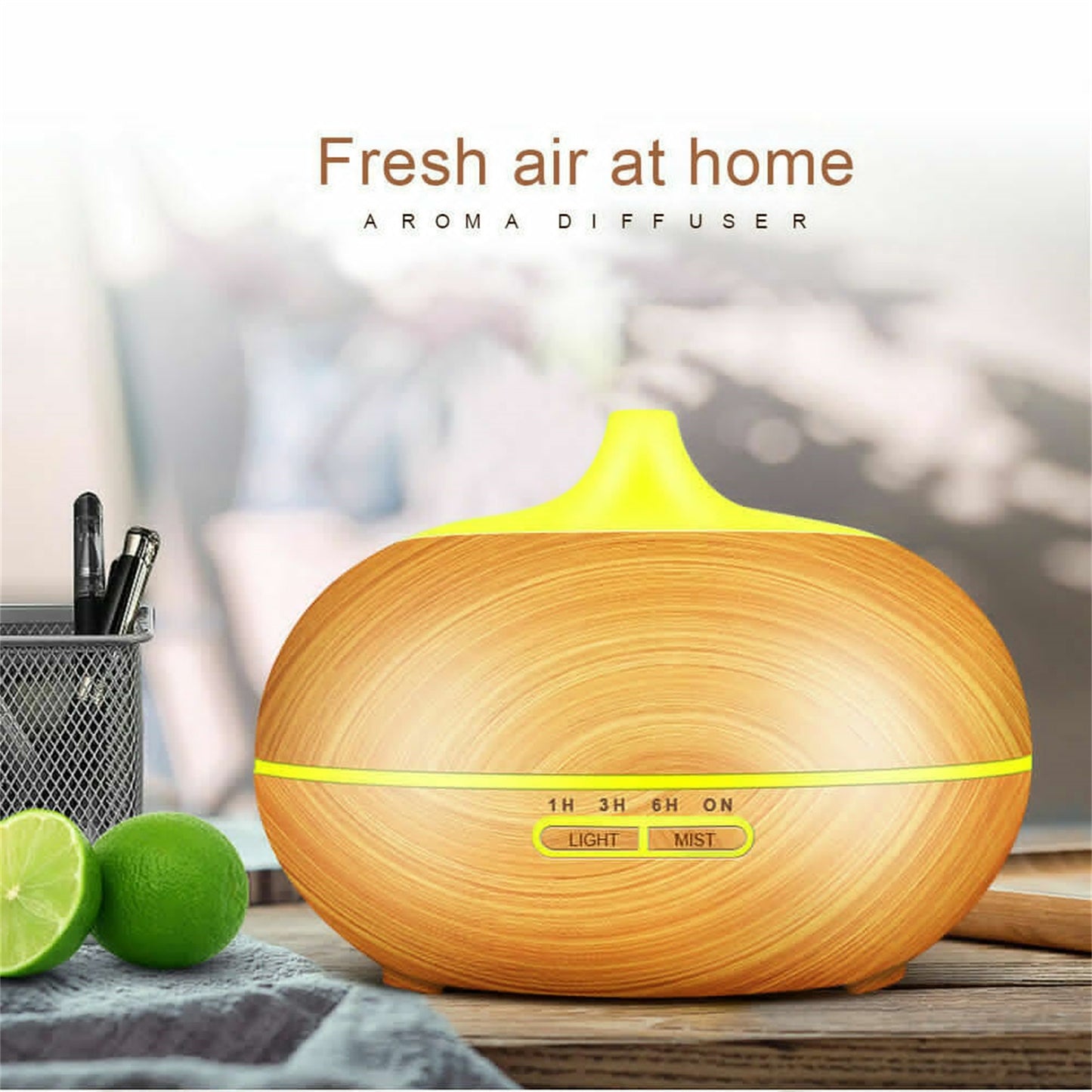 Oil Diffuser 3-in-1 550ml Ultrasonic Led Essential Oil ...