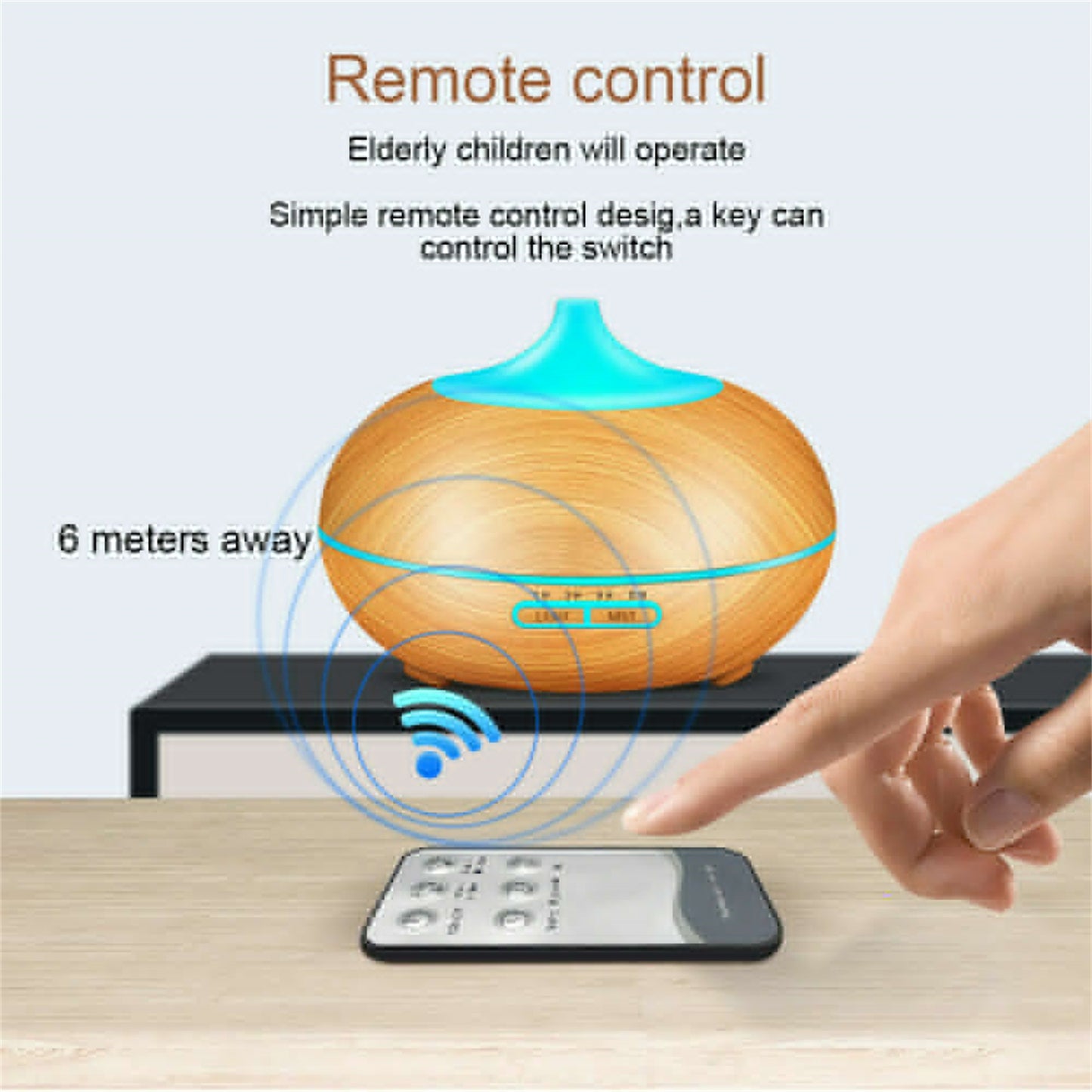 Oil Diffuser 3-in-1 550ml Ultrasonic Led Essential Oil ...