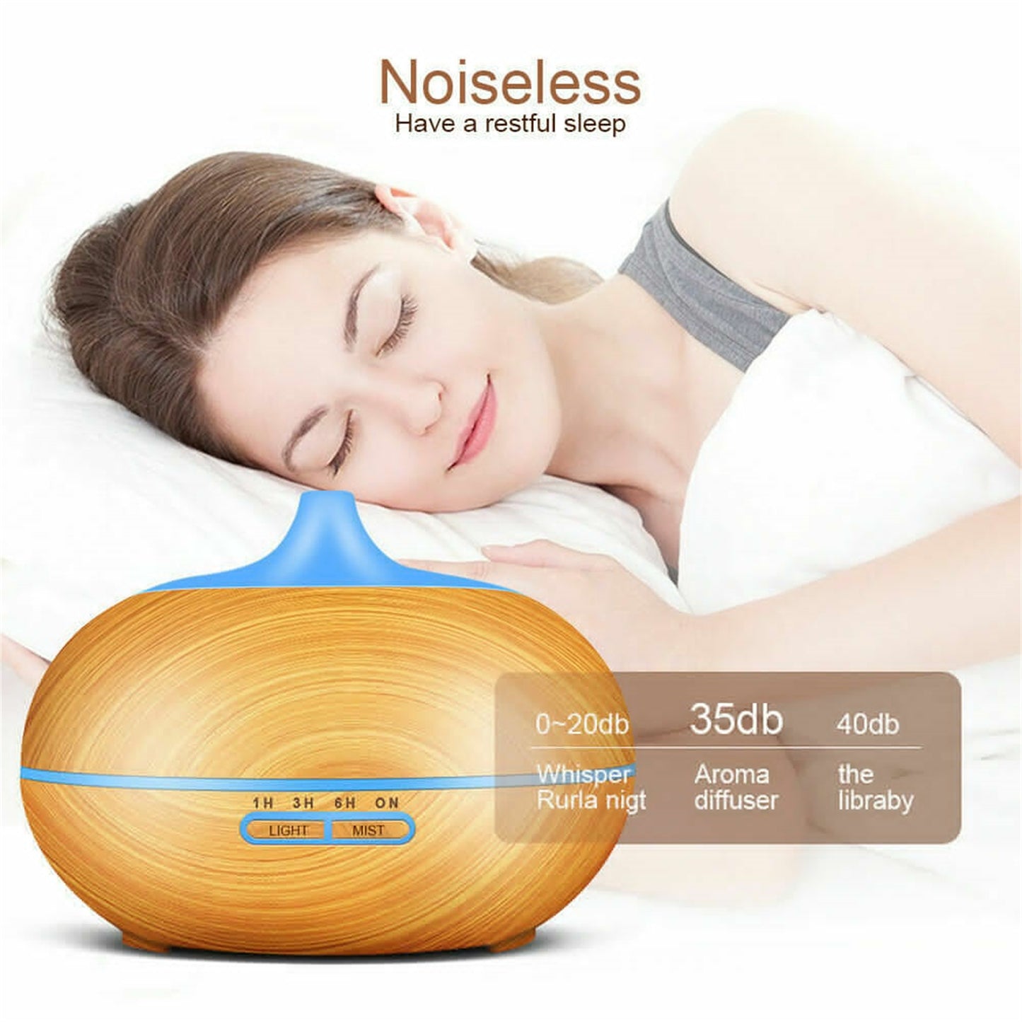 Oil Diffuser 3-in-1 550ml Ultrasonic Led Essential Oil ...