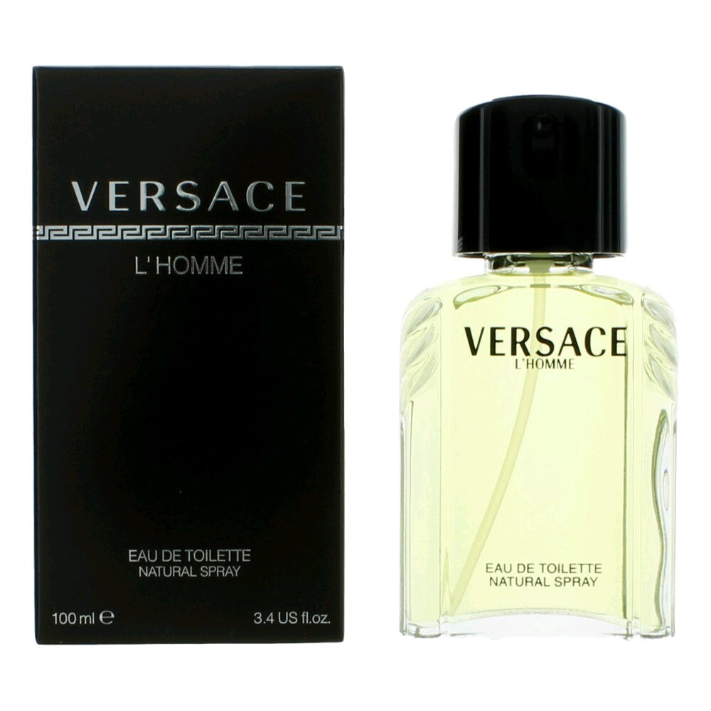 Versace L'Homme , 3.3 oz EDT Spray for Men 3.3oz - Men's ...